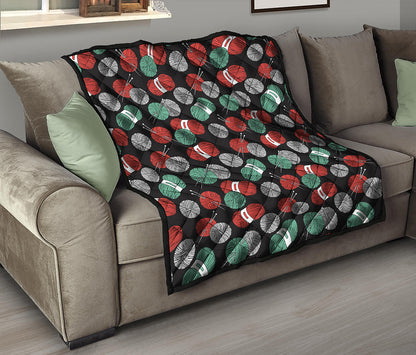 Crochet Yarn Pattern Print Quilt