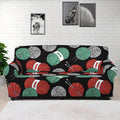Crochet Yarn Pattern Print Sofa Cover