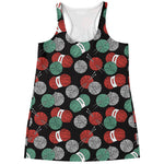 Crochet Yarn Pattern Print Women's Racerback Tank Top