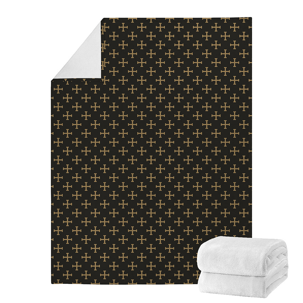 Cross Orthodox Pattern Print Blanket