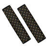 Cross Orthodox Pattern Print Car Seat Belt Covers