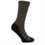 Cross Orthodox Pattern Print Crew Socks