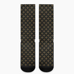 Cross Orthodox Pattern Print Crew Socks