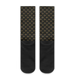 Cross Orthodox Pattern Print Crew Socks