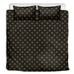 Cross Orthodox Pattern Print Duvet Cover Bedding Set