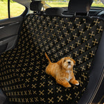 Cross Orthodox Pattern Print Pet Car Back Seat Cover