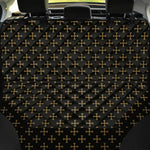 Cross Orthodox Pattern Print Pet Car Back Seat Cover