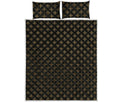 Cross Orthodox Pattern Print Quilt Bed Set