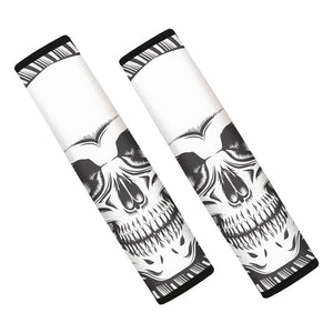 Cross Piston Mechanic Skull Print Car Seat Belt Covers