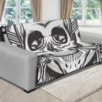 Cross Piston Mechanic Skull Print Futon Protector