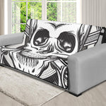 Cross Piston Mechanic Skull Print Futon Protector