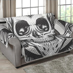 Cross Piston Mechanic Skull Print Loveseat Protector