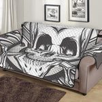 Cross Piston Mechanic Skull Print Sofa Protector