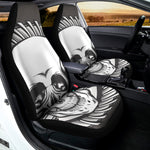 Cross Piston Mechanic Skull Print Universal Fit Car Seat Covers