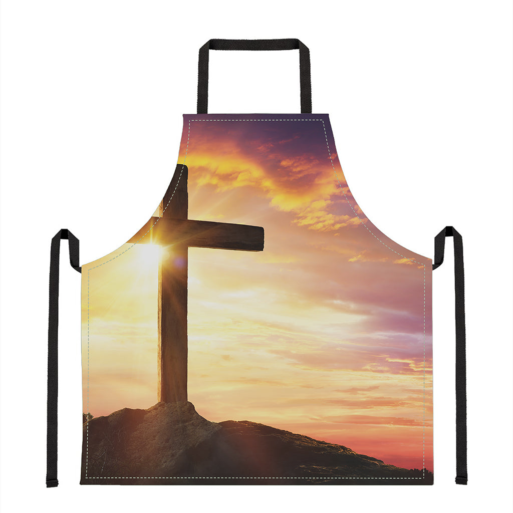 Crucifixion Of Jesus Christ Print Apron