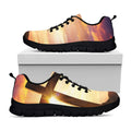 Crucifixion Of Jesus Christ Print Black Running Shoes