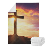 Crucifixion Of Jesus Christ Print Blanket