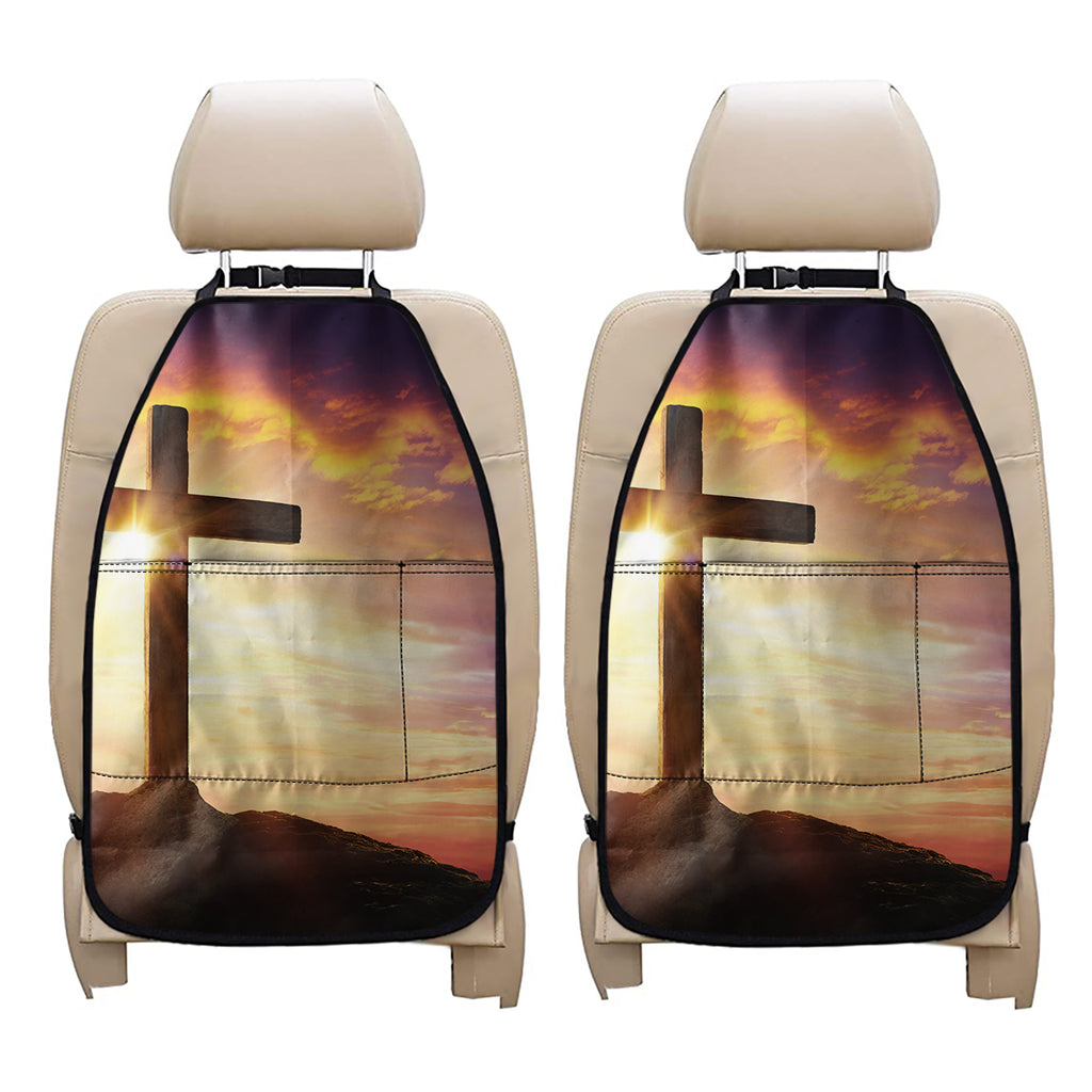 Crucifixion Of Jesus Christ Print Car Seat Organizers