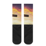 Crucifixion Of Jesus Christ Print Crew Socks