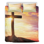 Crucifixion Of Jesus Christ Print Duvet Cover Bedding Set