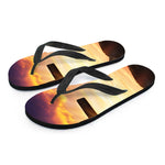 Crucifixion Of Jesus Christ Print Flip Flops