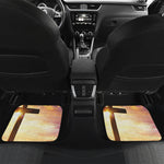 Crucifixion Of Jesus Christ Print Front and Back Car Floor Mats