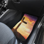 Crucifixion Of Jesus Christ Print Front and Back Car Floor Mats