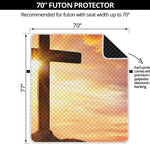 Crucifixion Of Jesus Christ Print Futon Protector