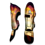 Crucifixion Of Jesus Christ Print Muay Thai Shin Guard