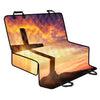 Crucifixion Of Jesus Christ Print Pet Car Back Seat Cover