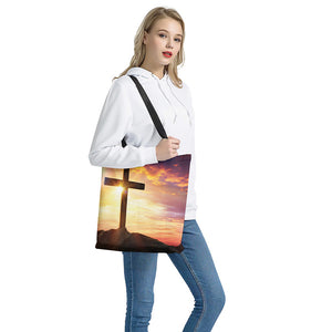 Crucifixion Of Jesus Christ Print Tote Bag