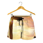 Crucifixion Of Jesus Christ Print Women's Shorts