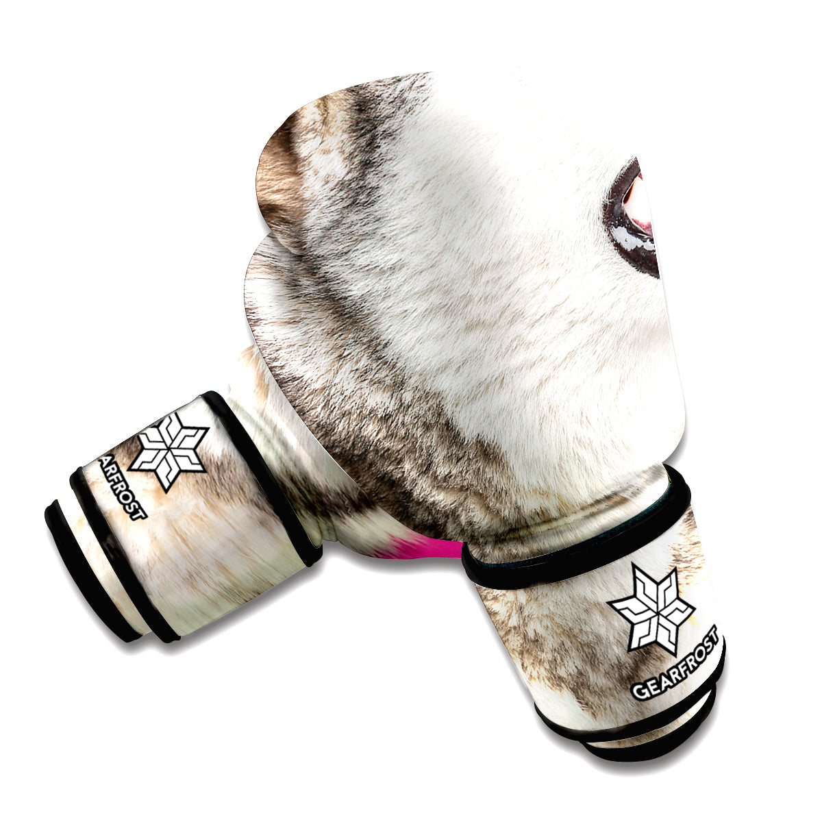 Cute Alaskan Malamute Print Boxing Gloves