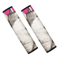 Cute Alaskan Malamute Print Car Seat Belt Covers