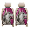 Cute Alaskan Malamute Print Car Seat Organizers