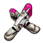 Cute Alaskan Malamute Print Muay Thai Shin Guard