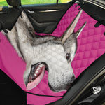 Cute Alaskan Malamute Print Pet Car Back Seat Cover