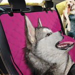 Cute Alaskan Malamute Print Pet Car Back Seat Cover
