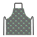 Cute Alien With Bow Tie Print Apron