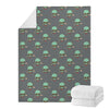 Cute Alien With Bow Tie Print Blanket