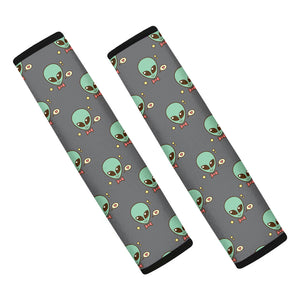 Cute Alien With Bow Tie Print Car Seat Belt Covers