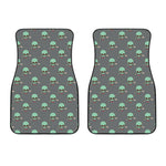 Cute Alien With Bow Tie Print Front Car Floor Mats