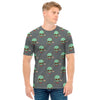 Cute Alien With Bow Tie Print Men's T-Shirt