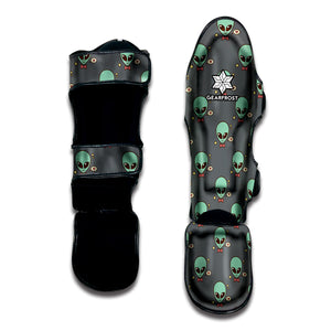 Cute Alien With Bow Tie Print Muay Thai Shin Guard