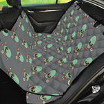 Cute Alien With Bow Tie Print Pet Car Back Seat Cover