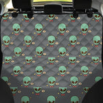 Cute Alien With Bow Tie Print Pet Car Back Seat Cover