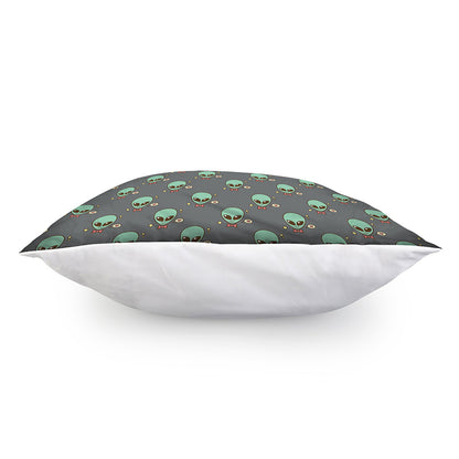 Cute Alien With Bow Tie Print Pillow Cover