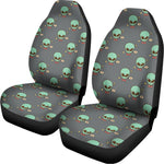 Cute Alien With Bow Tie Print Universal Fit Car Seat Covers