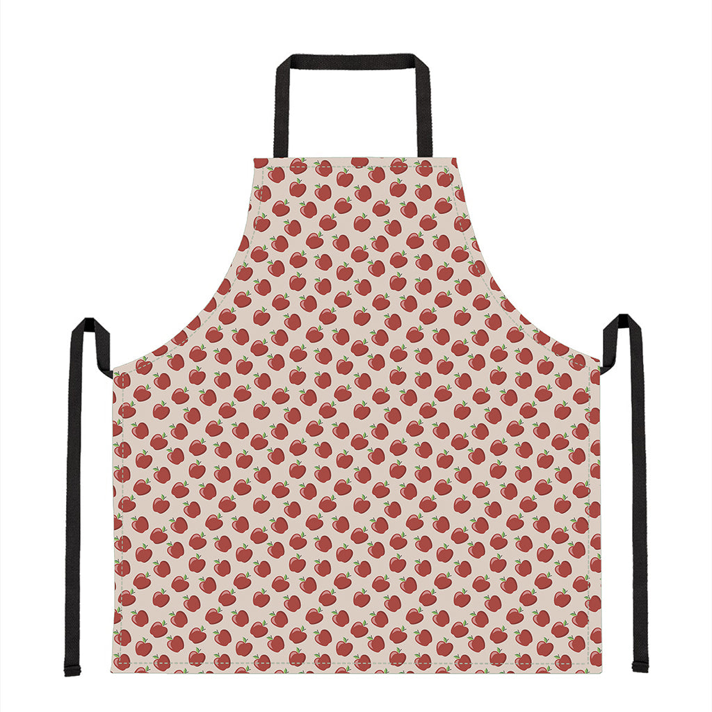 Cute Apple Pattern Print Apron