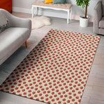 Cute Apple Pattern Print Area Rug